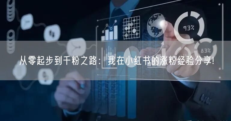 从零起步到千粉之路:我在小红书的涨粉经验分享!