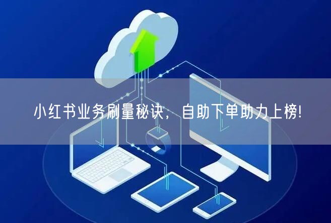 小红书业务刷量秘诀,自助下单助力上榜!